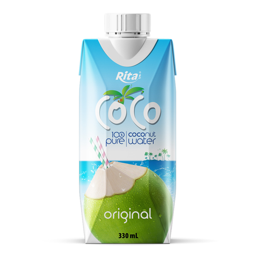 100 organic coconut water original no added sugar 1L Paper Box
