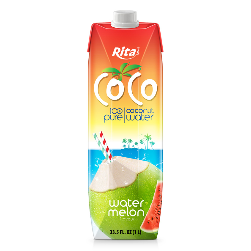 100 organic coconut water original no added sugar 1L Paper Box