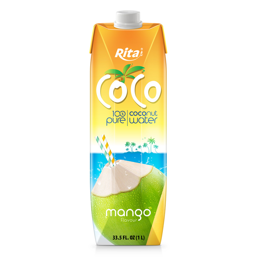100 organic coconut water original no added sugar 1L Paper Box