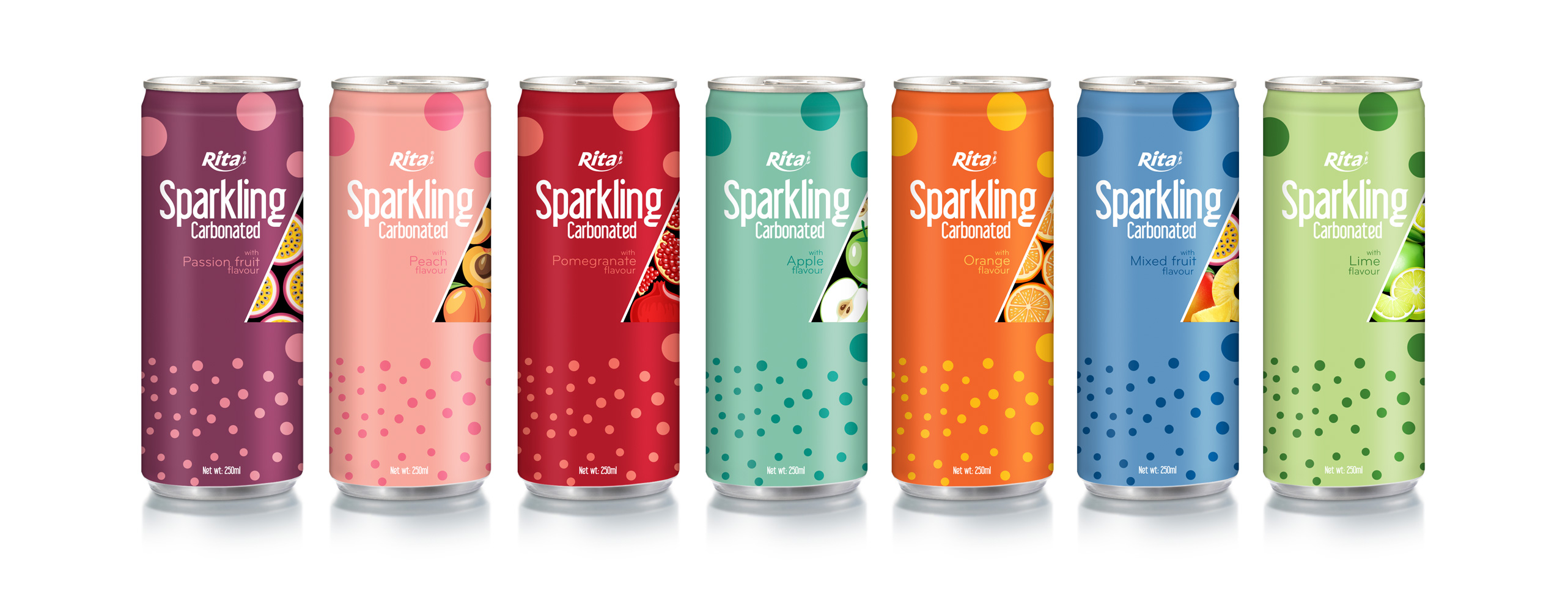 banner 400ml sparkling fruit flavor water