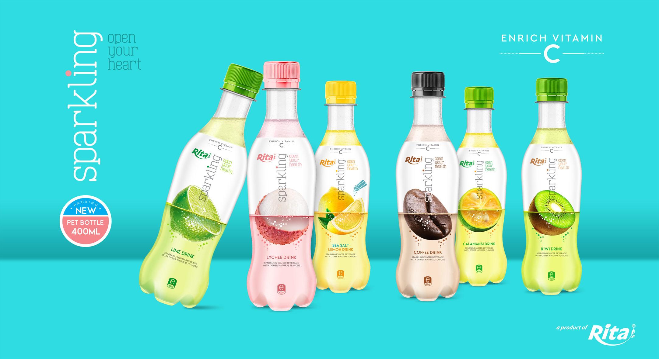 banner 400ml sparkling fruit flavor water