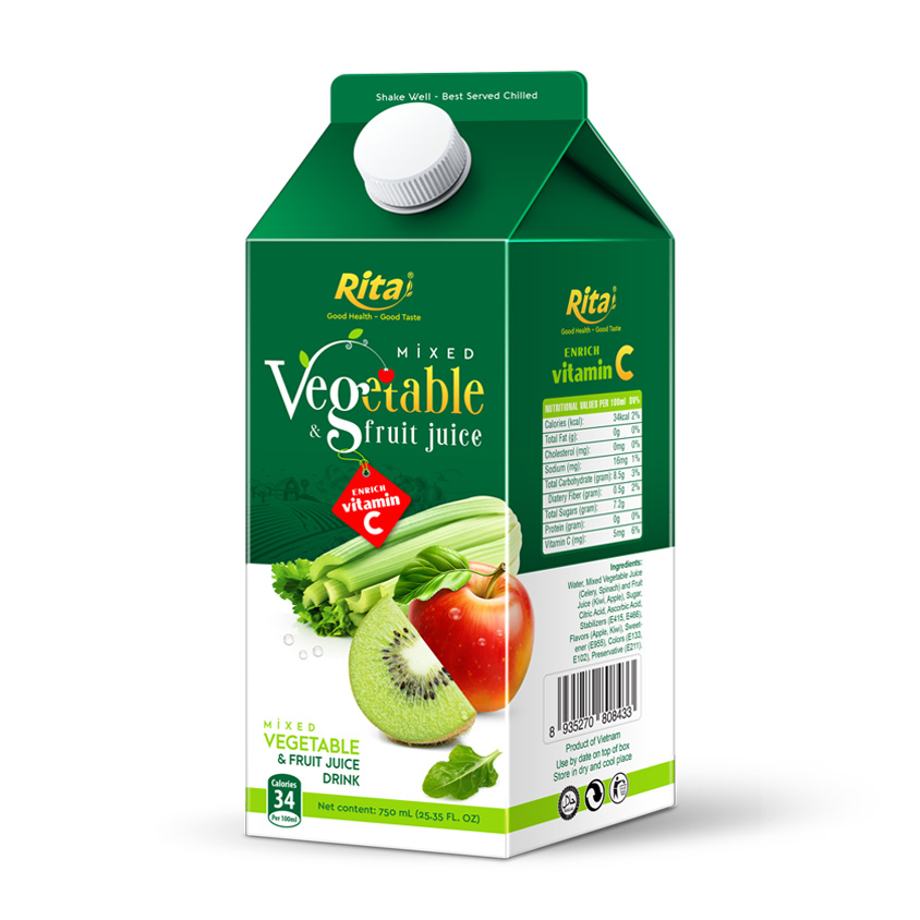 Vegetable 750ml Paper box